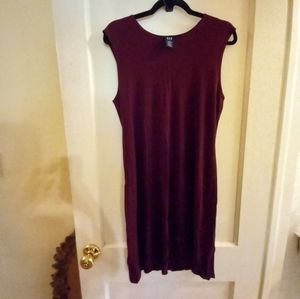 Vintage burgundy GAP dress Academia Grunge Moody